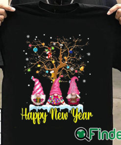 T shirt black Happy New Year Sweatshirts for Women