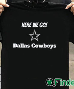T shirt black Here We Go Shirt Yeah Here We Go Dak T Shirt Cowboys