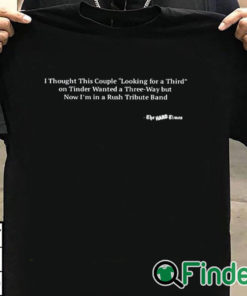 T shirt black I Thought This Couple Looking For A Third Shirt