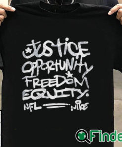 T shirt black Inspire Change Justice Opportunity Equity Freedom 2023 Shirt