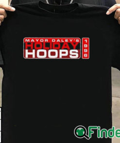 T shirt black Mayor Daley'S Holiday Hoops 1996 Shirt
