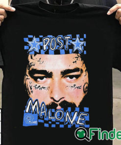 T shirt black Post Malone x Dallas Cowboys photo shirt