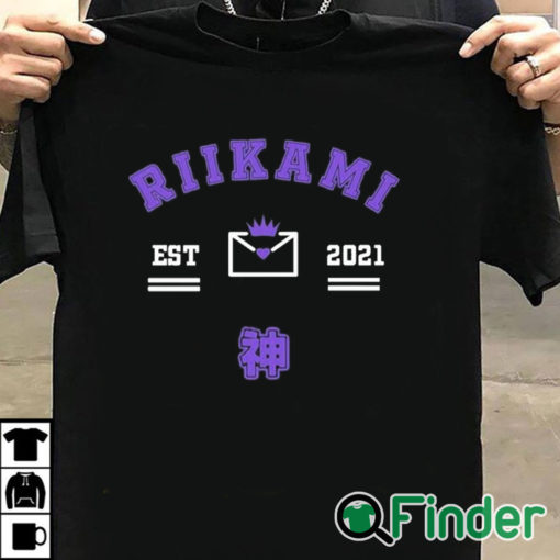 T shirt black Riikami University Est 2021 Shirt