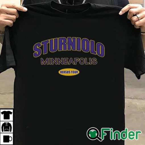 T shirt black Sturniolo Let's Trip Minneapolis Sweatshirt