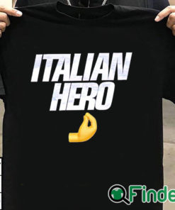 T shirt black Tommy Devito New York Giants Italian Hero Shirt