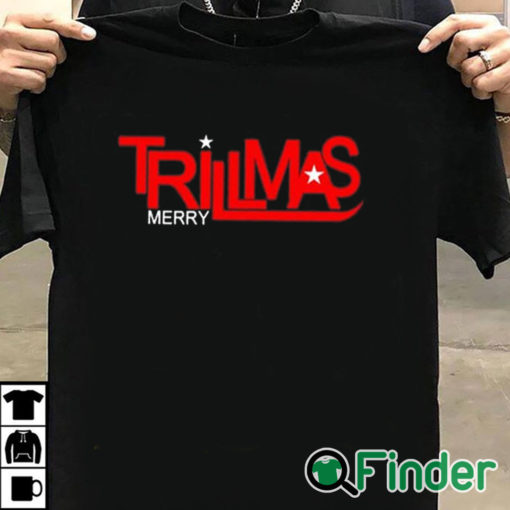 T shirt black Trillmas Merry Hoodie