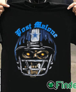 T shirt black Vintage Post Malone Dallas Cowboys Shirt Post Malone Dallas Cowboys Skeleton T Shirt