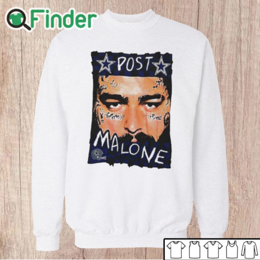 Unisex Sweatshirt Post Malone x Dallas Cowboys photo T shirt