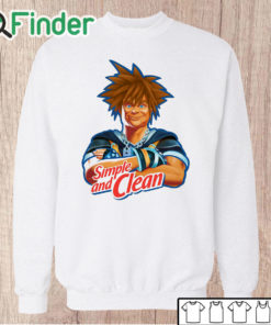 Unisex Sweatshirt Simple And Clean Kingdom Hearts And Mr Clean Raglan