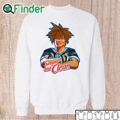 Unisex Sweatshirt Simple And Clean Kingdom Hearts And Mr Clean Raglan