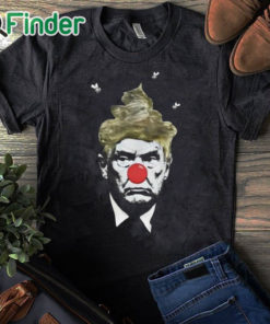 black T shirt Alex Cole Trump The Clown Shit Shirt