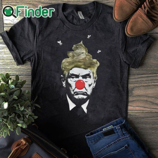 black T shirt Alex Cole Trump The Clown Shit Shirt