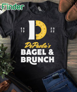 black T shirt Andrew DePaola Bagel And Brunch Shirt