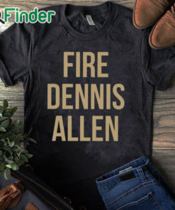 black T shirt Fire Dennis Allen Christmas shirt