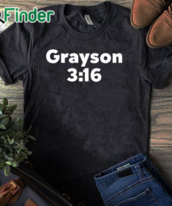black T shirt Grayson 3 16 I Just Broke Your Hand Shirt