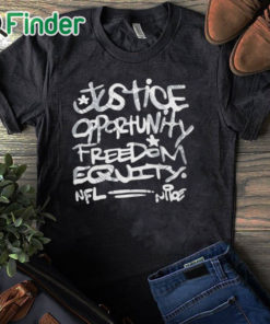 black T shirt Inspire Change Justice Opportunity Equity Freedom 2023 Shirt