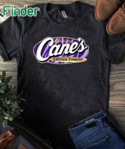 black T shirt Jayden Lsu Raising Cane’s Shirt