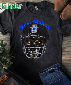 black T shirt Post Malone Dallas Cowboys Shirt