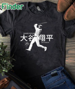 black T shirt Shohei Ohtani La Signature Series T Shirt