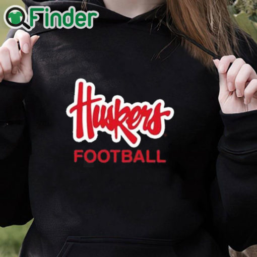 black hoodie Adam DiMichele Huskers Football Hoodie