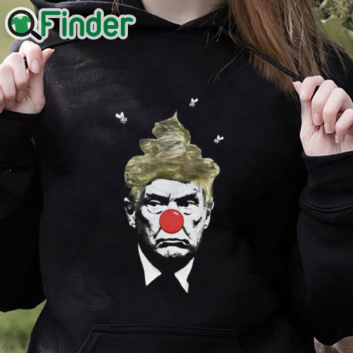 black hoodie Alex Cole Trump The Clown Shit Shirt