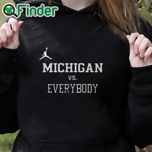 black hoodie Charles Woodson Jordan Michigan Vs Everybody Shirt