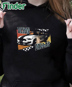 black hoodie Dixon Dallas Mustang Shirt