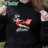 black hoodie Fly Virgin Atlantic Sweatshirt