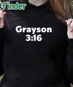 black hoodie Grayson 3 16 I Just Broke Your Hand Shirt