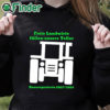 black hoodie Harald Schmidt Freie Landwirte Fullen Unsere Teller Shirt