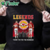 black hoodie KC Chiefs Legends Otis Taylor Ed Budde Shirt