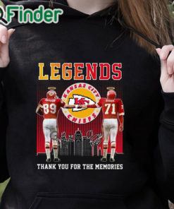 black hoodie KC Chiefs Legends Otis Taylor Ed Budde Shirt