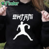black hoodie LA Dodgers Shohei Ohtani T Shirt