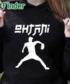 black hoodie LA Dodgers Shohei Ohtani T Shirt