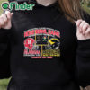 black hoodie Michigan Wolverines Vs Alabama Crimson Tide Rose Bowl College Football Playoff Semifinal 2024 Shirt