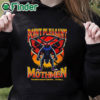 black hoodie Point Pleasant Mothmen Shirt The Mothman Cometh To Ball