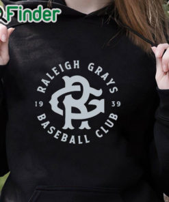 black hoodie Raleigh Grays Baseball Club Shirt