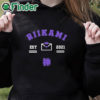 black hoodie Riikami University Est 2021 Shirt