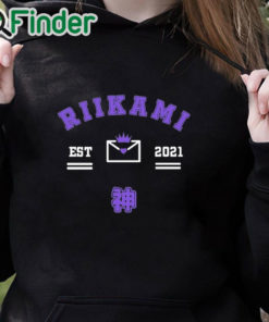 black hoodie Riikami University Est 2021 Shirt