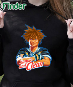 black hoodie Simple And Clean Kingdom Hearts And Mr Clean Raglan