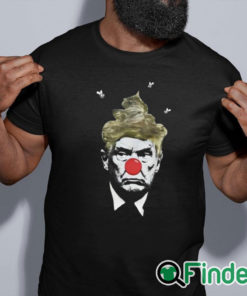 black shirt Alex Cole Trump The Clown Shit Shirt