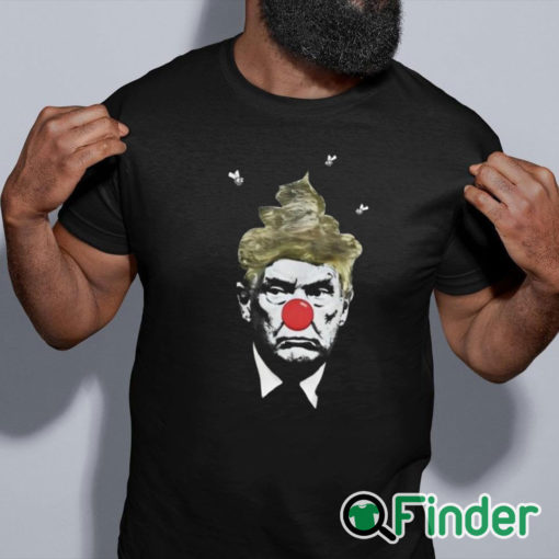 black shirt Alex Cole Trump The Clown Shit Shirt