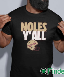 black shirt FSU Noles Y’all Shirt