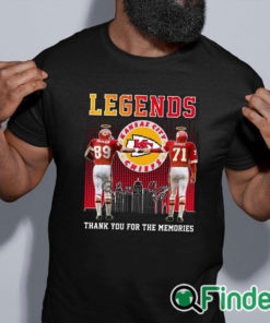 black shirt KC Chiefs Legends Otis Taylor Ed Budde Shirt