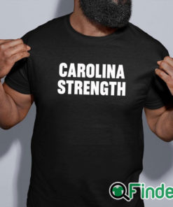 black shirt Kaimon Rucker Carolina Strength Shirt