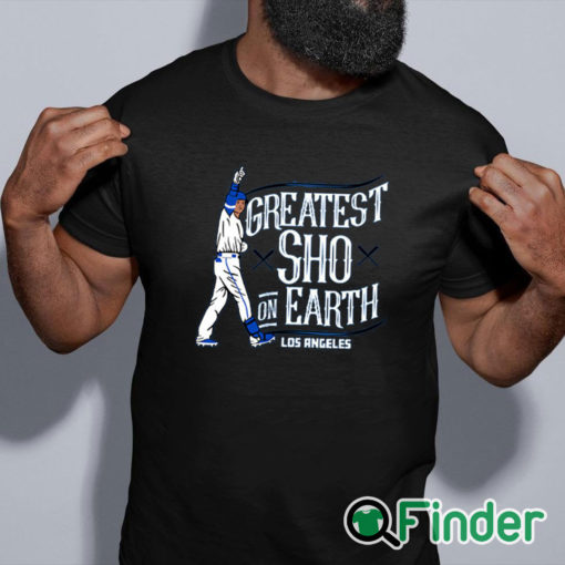 black shirt Shohei Ohtani Dodgers Shirt