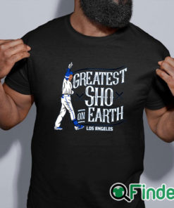 black shirt Shohei Ohtani Dodgers T Shirt