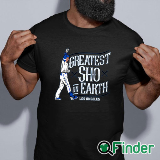 black shirt Shohei Ohtani Dodgers T Shirt