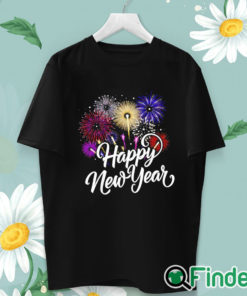 unisex T shirt Fireworks colorful New Years Eve Happy New Year 2024 shirt