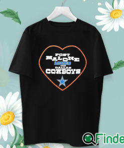 unisex T shirt Post Malone loves The Dallas Cowboys T shirt